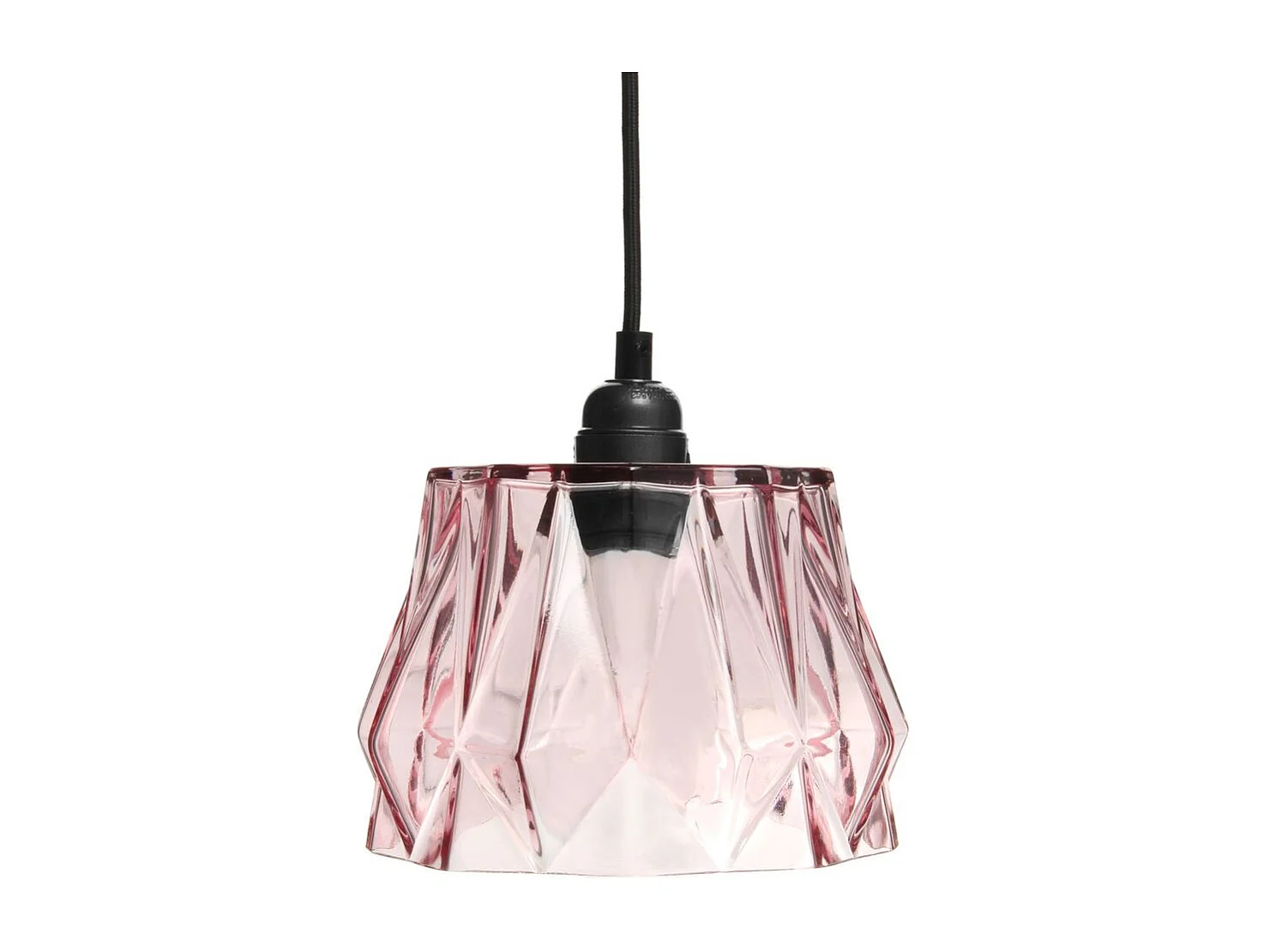 Lampe Suspension Déco "Aurea" 19cm Rose