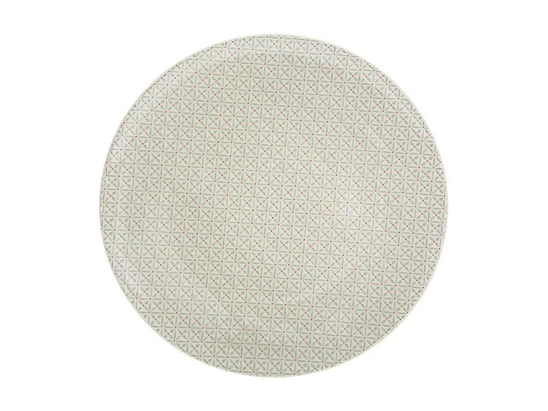 Lot de 6 Assiettes Plates "Dreams" 27cm Beige