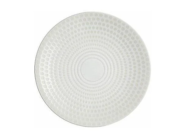 Lot de 6 Assiettes Plates "Galaxy" 27cm Blanc