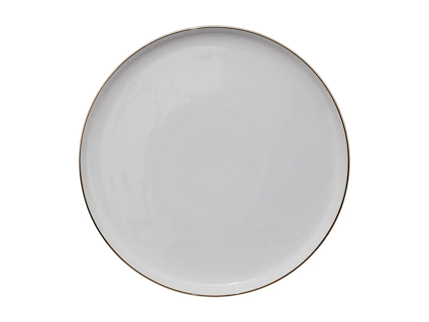 Lot de 6 Assiettes Plates "Sublima" 27cm Blanc