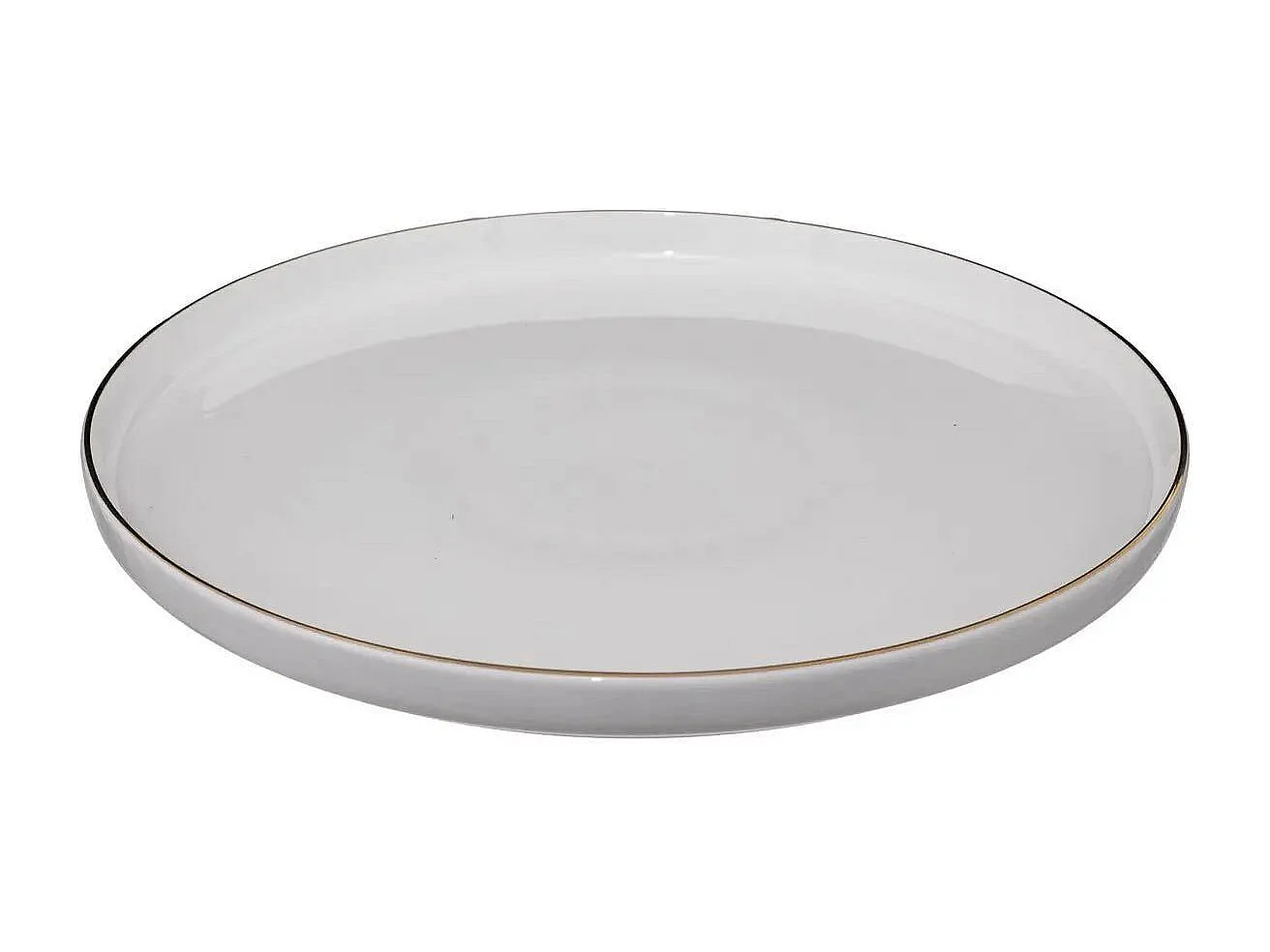 Lot de 6 Assiettes Plates "Sublima" 27cm Blanc