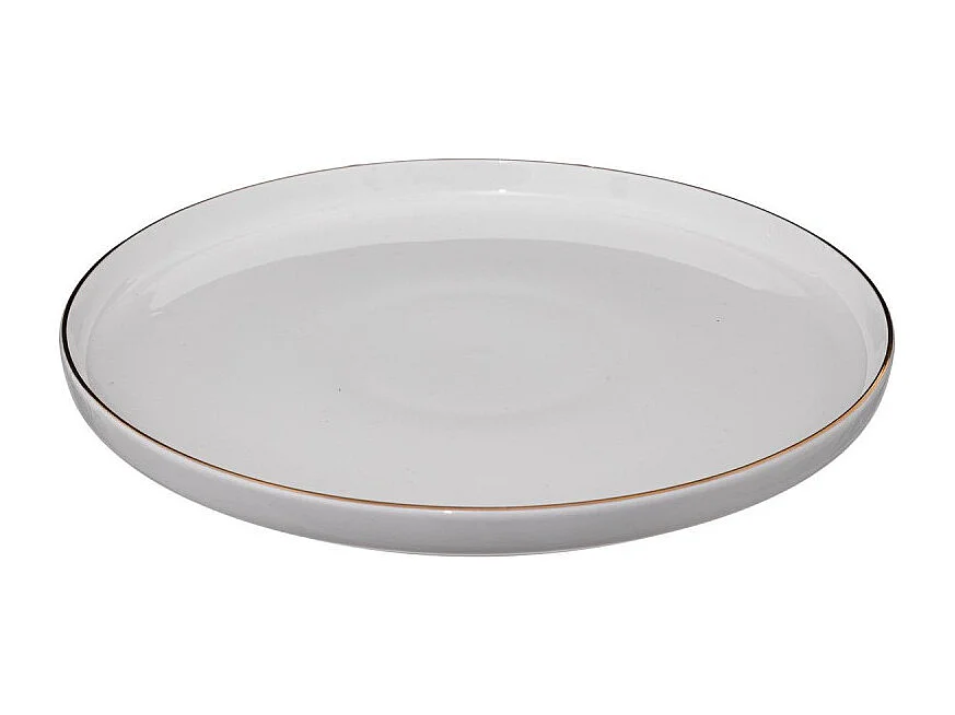 Lot de 6 Assiettes Plates "Sublima" 27cm Blanc