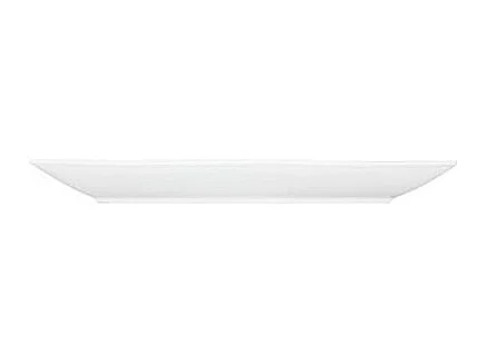 Lot de 6 Assiettes de Présentation Rectangles "Lignes" 31cm Blanc