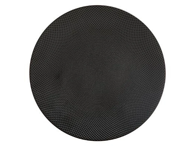 Lot de 6 Assiettes Plates "Caviar" 27cm Noir