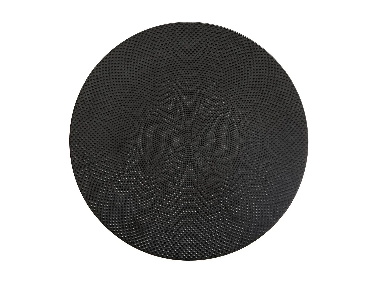 Lot de 6 Assiettes Plates "Caviar" 27cm Noir