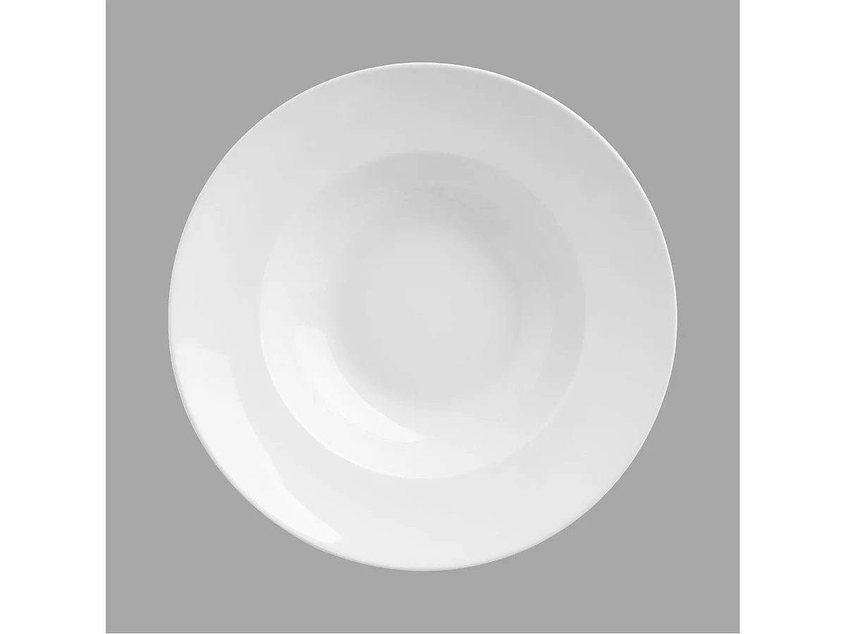 Lot de 6 Assiettes à Pâtes 27cm Blanc