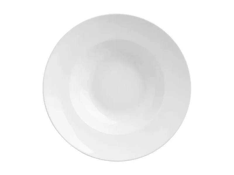 Lot de 6 Assiettes à Pates 27cm Blanc
