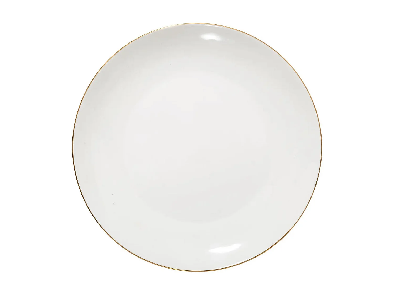 Lot de 6 Assiettes Plates "Petit Salon" 27cm Blanc