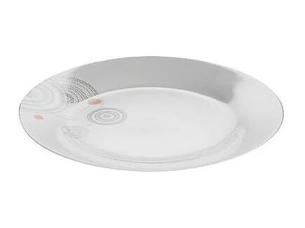 Lot de 6 Assiettes Plates "Instant" 27cm Blanc