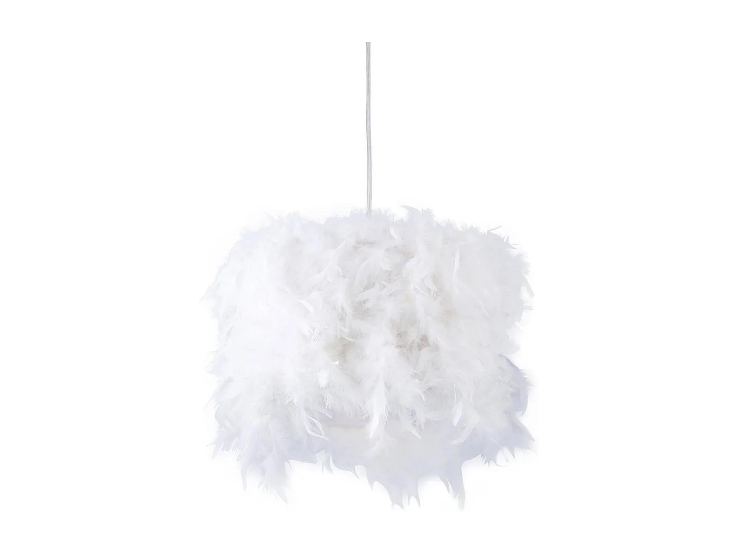 Larro witte veren hanglamp