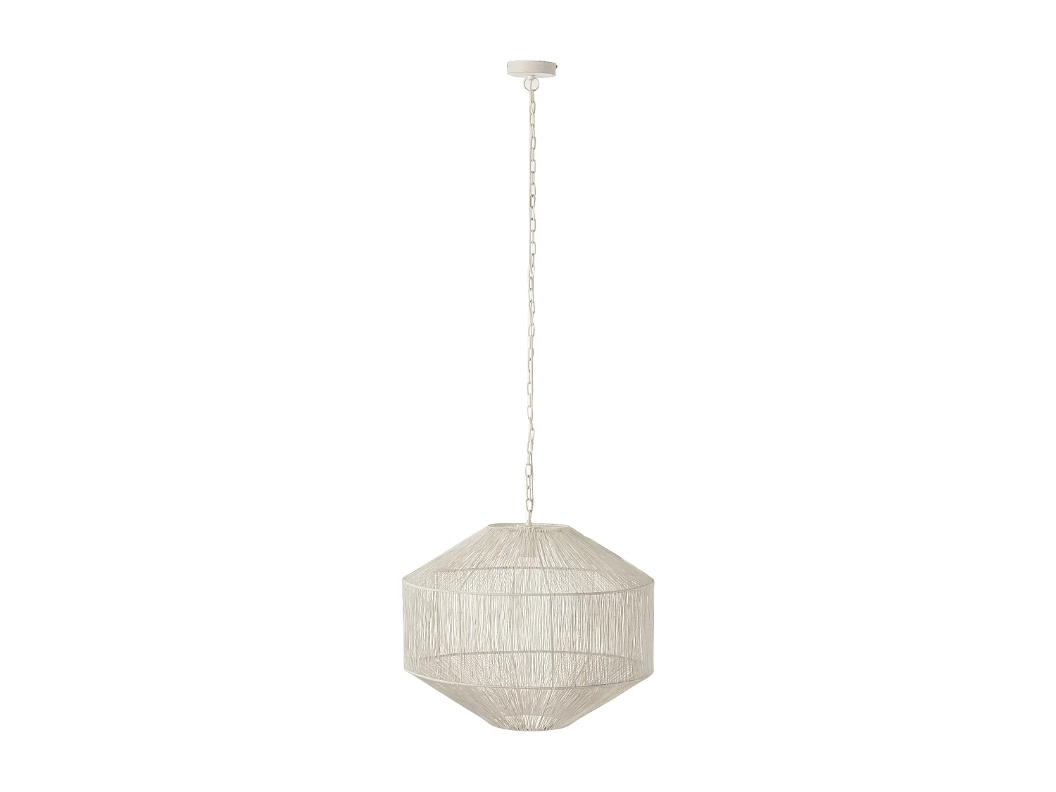 Lampe Suspension Design "Vivena" 60cm Blanc Mat