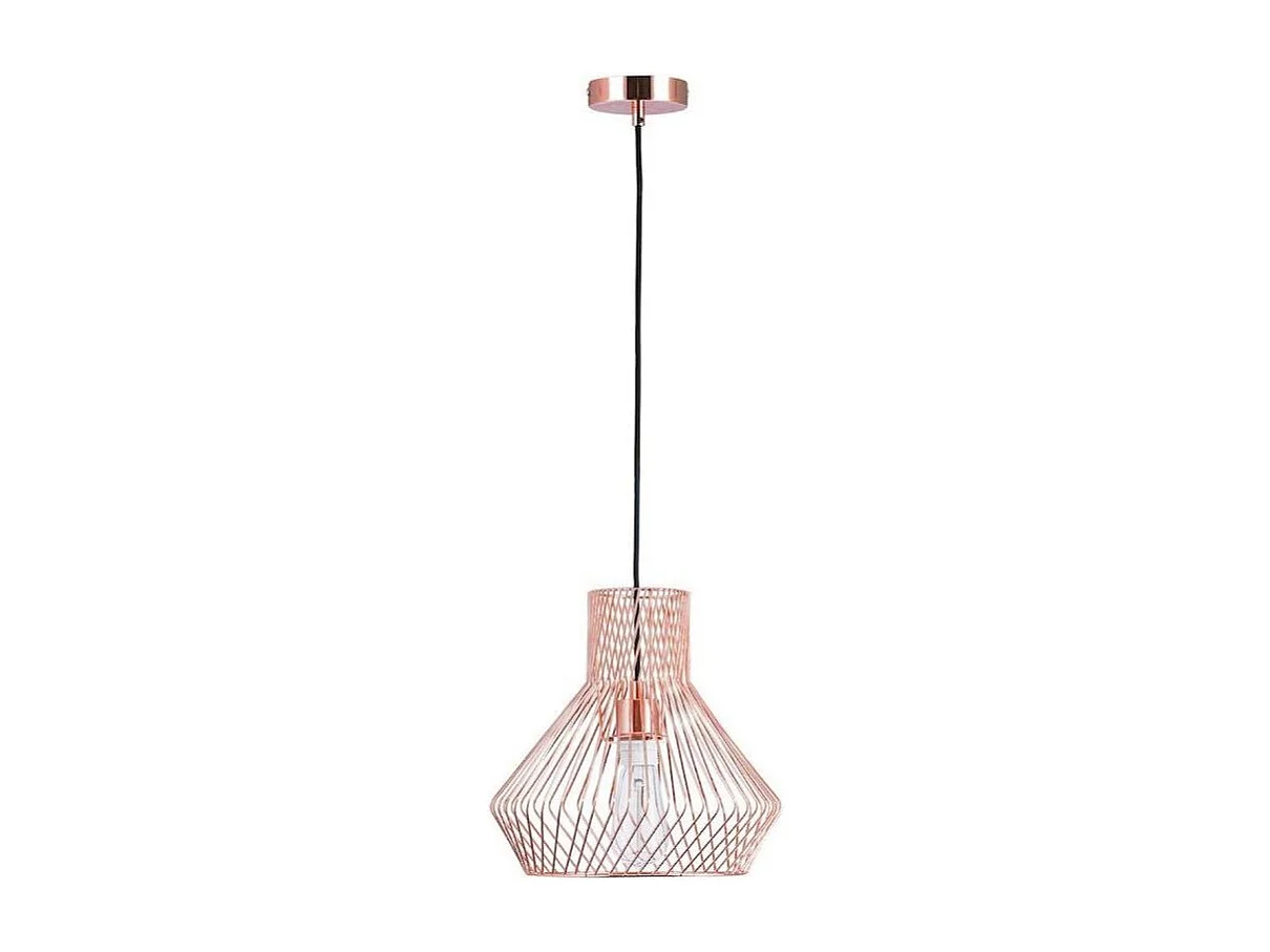 Lampe Suspension Design "Geraldine" 134cm Cuivre