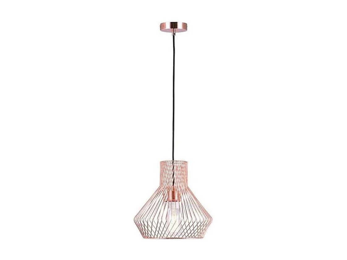 Lampe Suspension Design "Geraldine" 134cm Cuivre