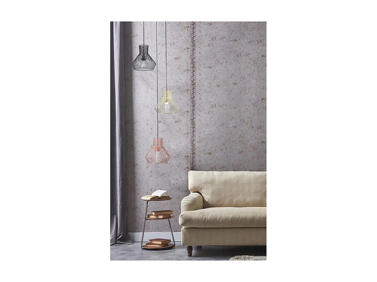 Lampe Suspension Design "Geraldine" 134cm Cuivre