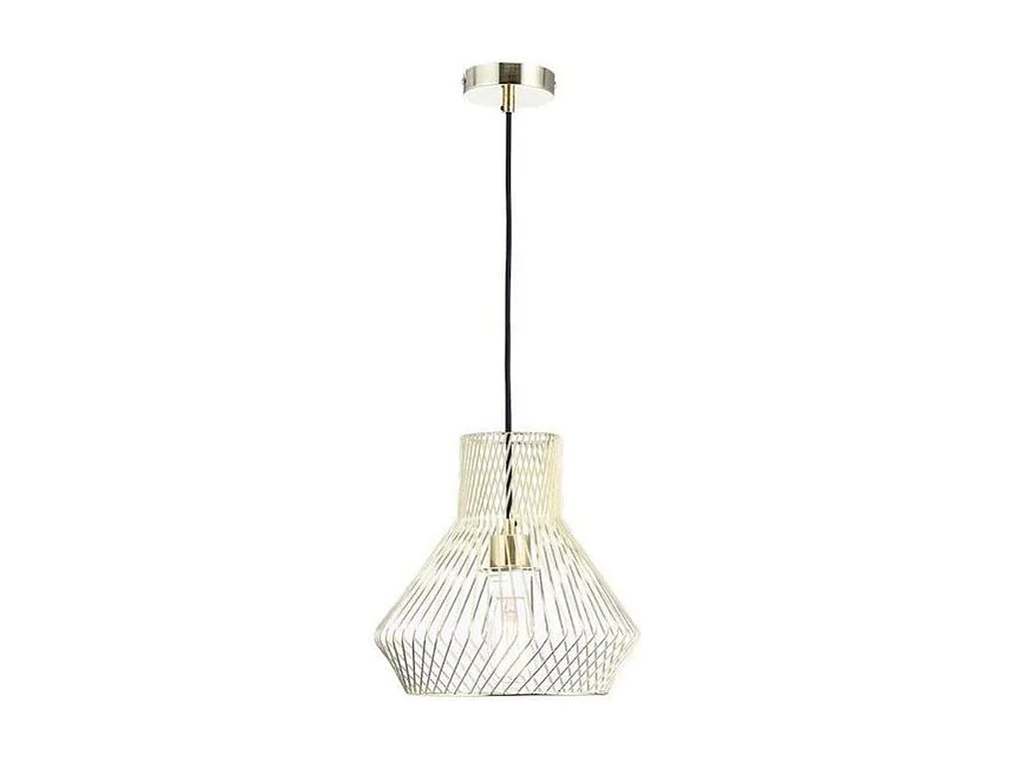 Lampe Suspension Design "Geraldine" 134cm Or