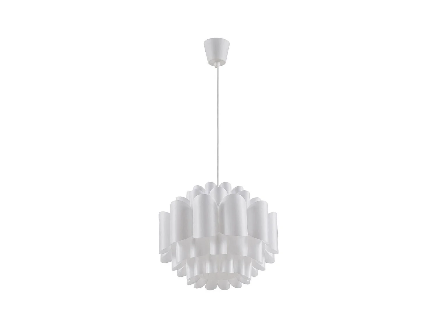 Cikaj witte PVC hanglamp