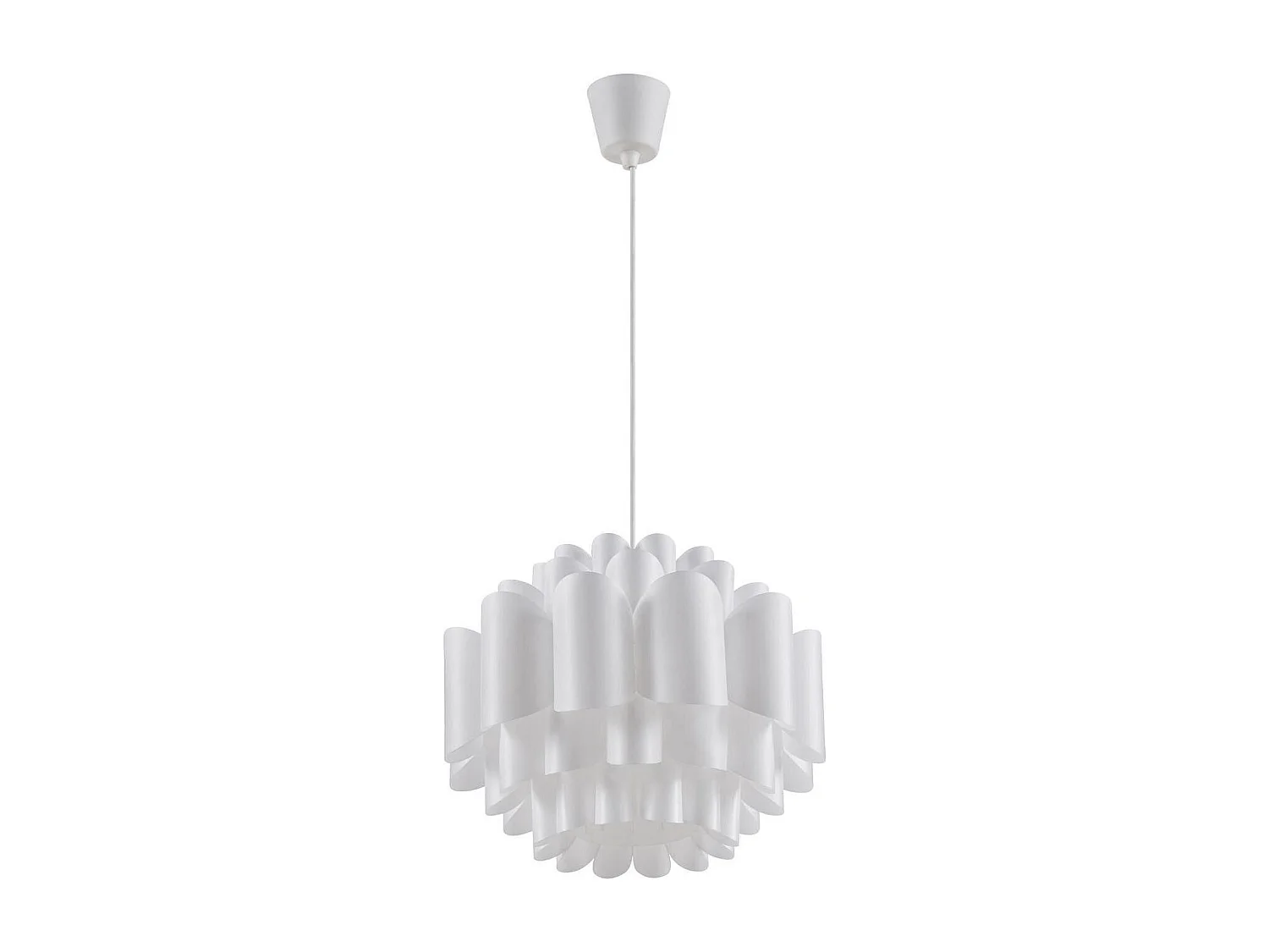 Lampe Suspension Design "Epes" 130cm Blanc