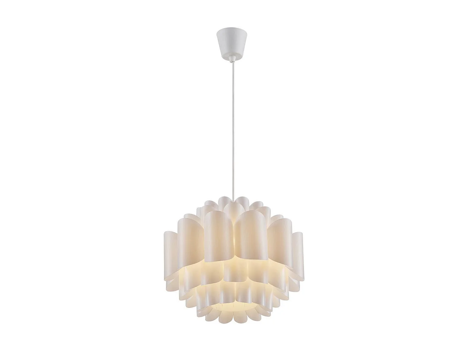 Lampe Suspension Design "Epes" 130cm Blanc