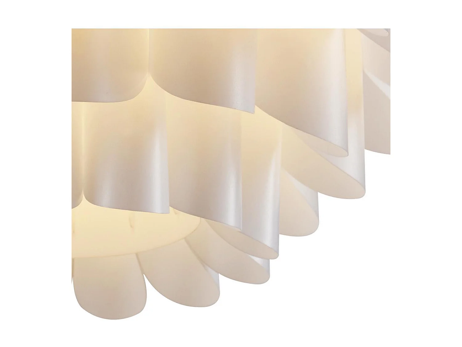 Lampe Suspension Design "Epes" 130cm Blanc