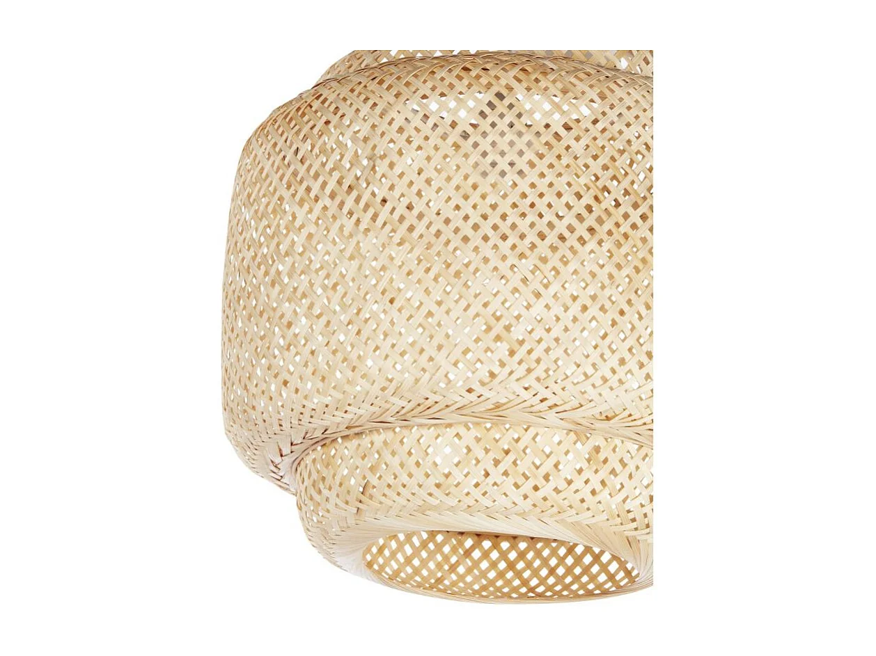 Lampe Suspension en Bambou "Grant" 40cm Beige