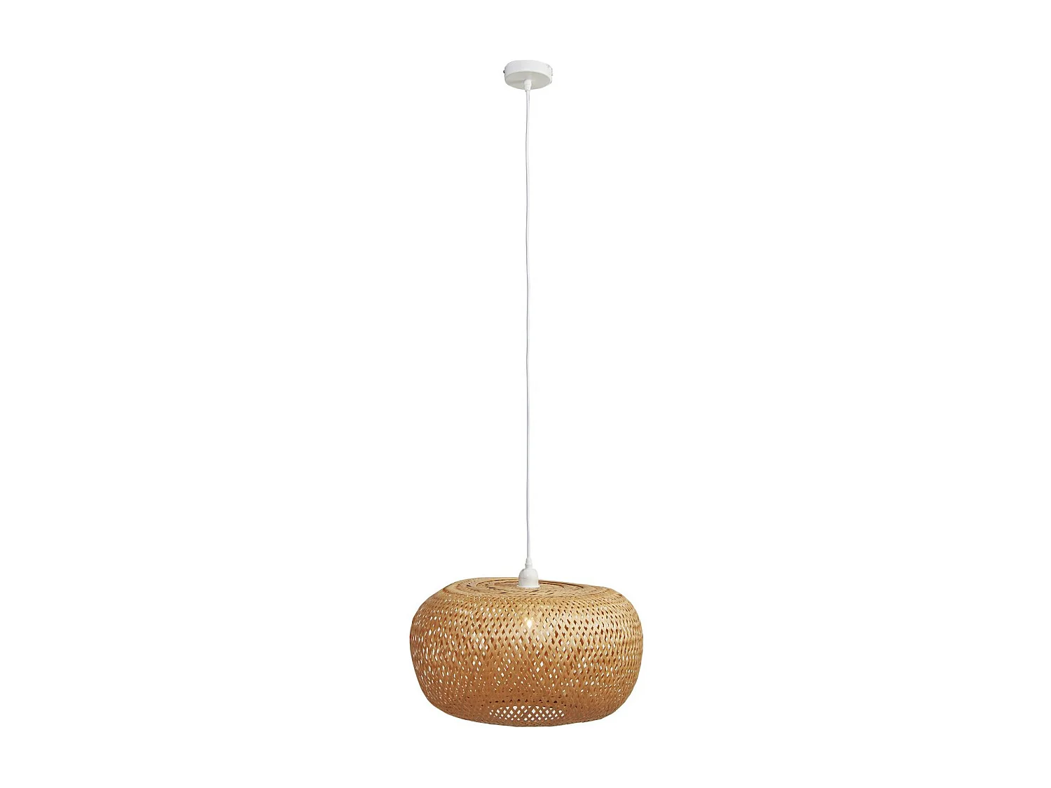Lampe Suspension en Bambou "Guwin" 120cm Beige