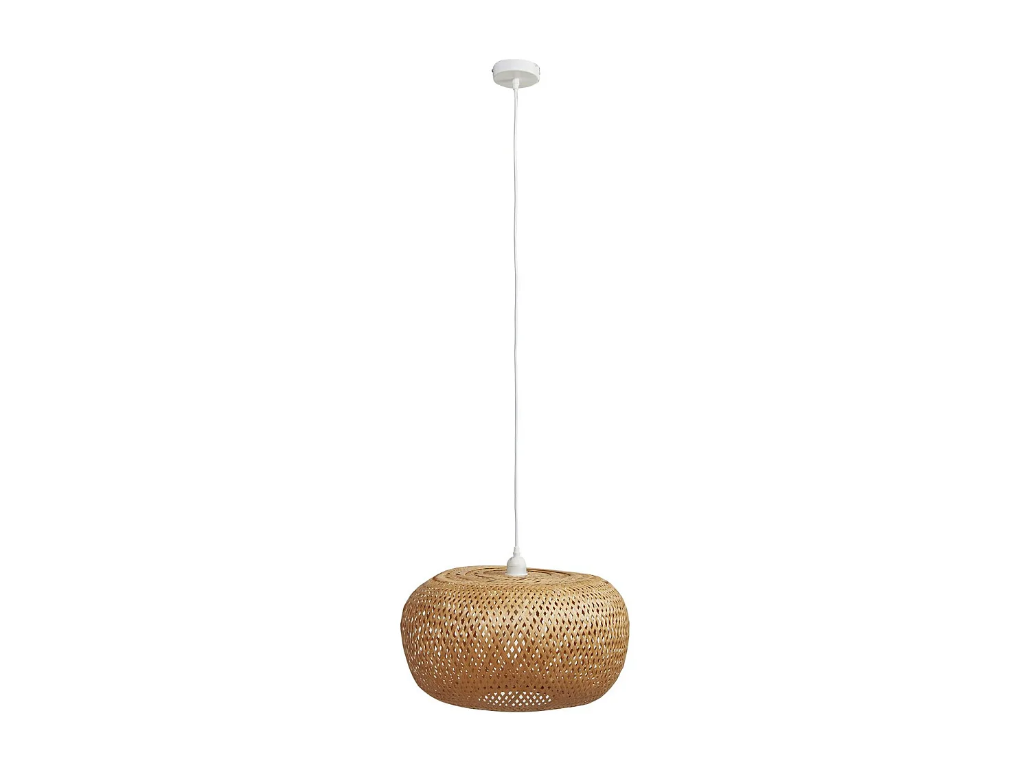 Lampe Suspension en Bambou "Guwin" 120cm Beige