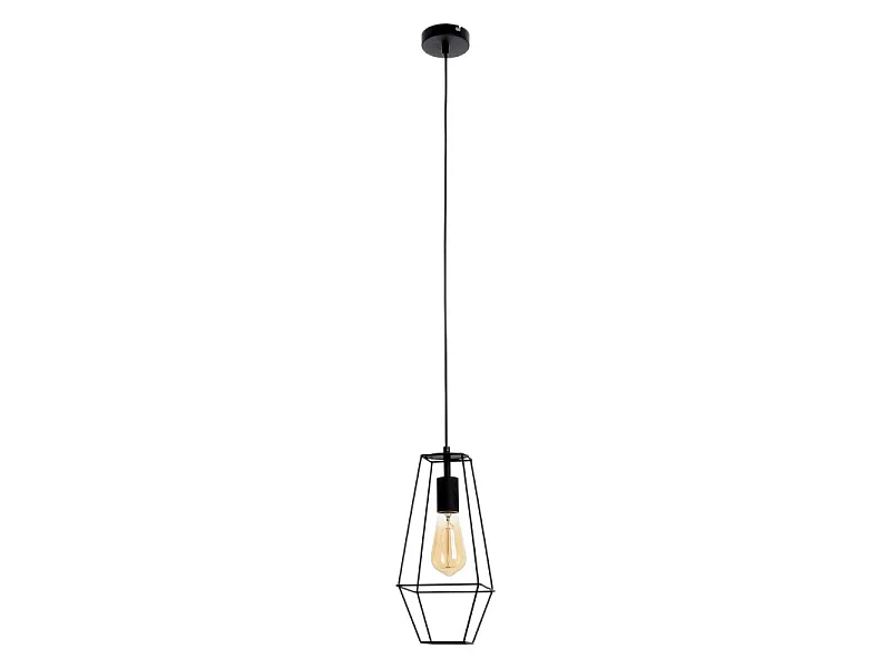 Lampe Suspension Industriel "Gaia" 15cm Noir