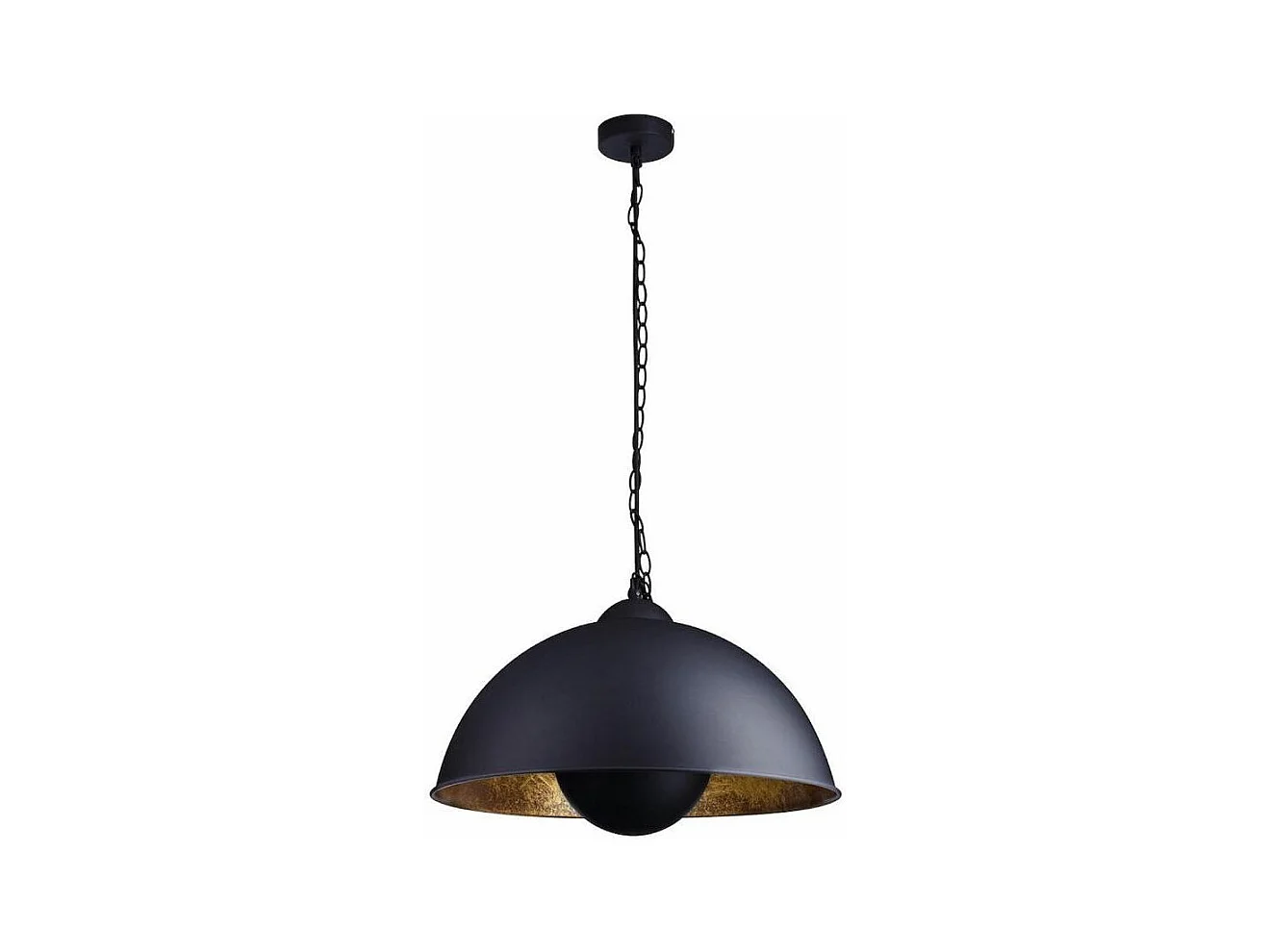 Lampe Suspension Design "Gordo" 40cm Noir