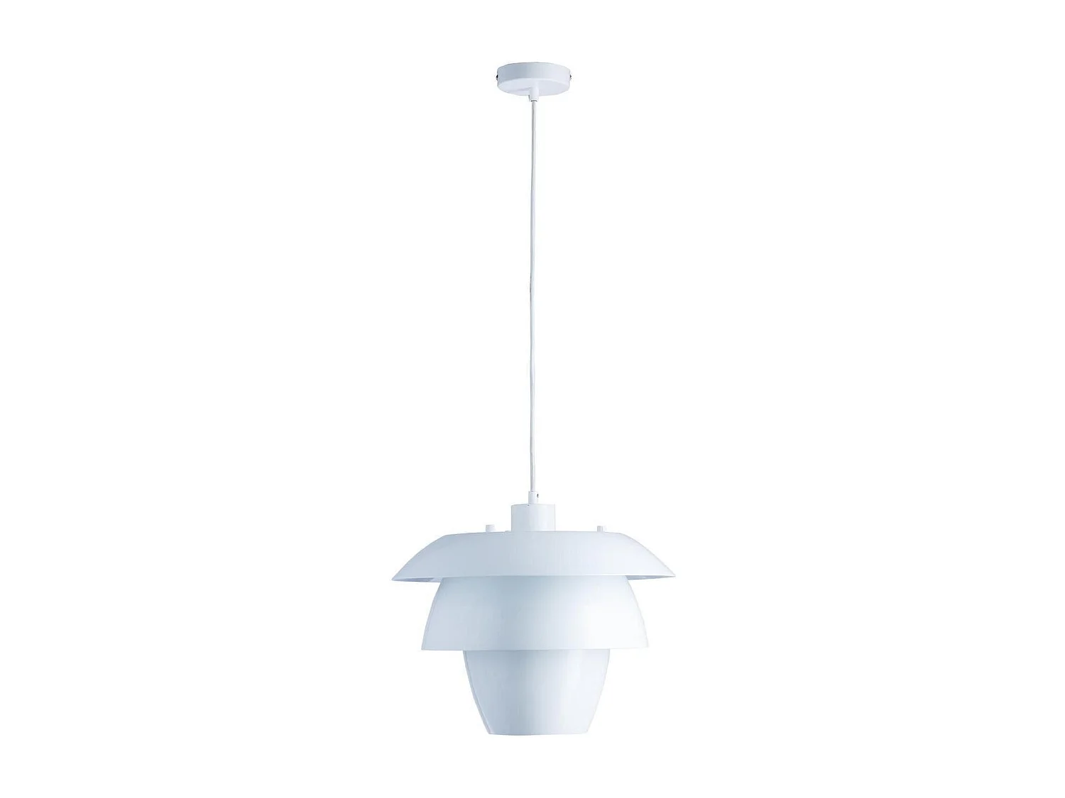 Lampe Suspension Design "Glenwood" 150cm Blanc