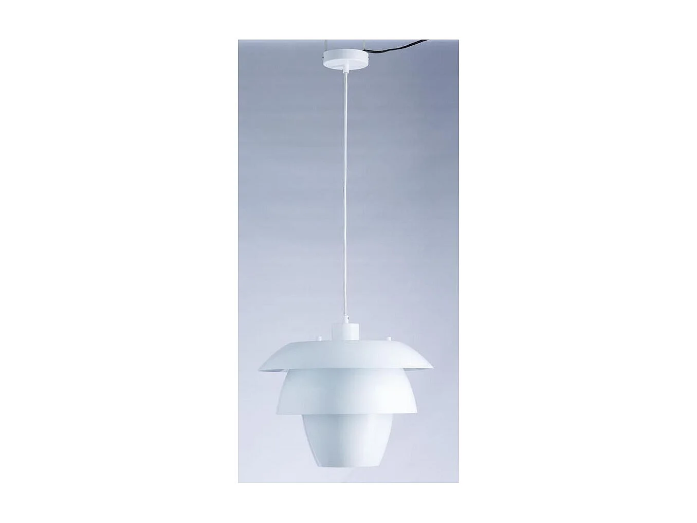 Lampe Suspension Design "Glenwood" 150cm Blanc