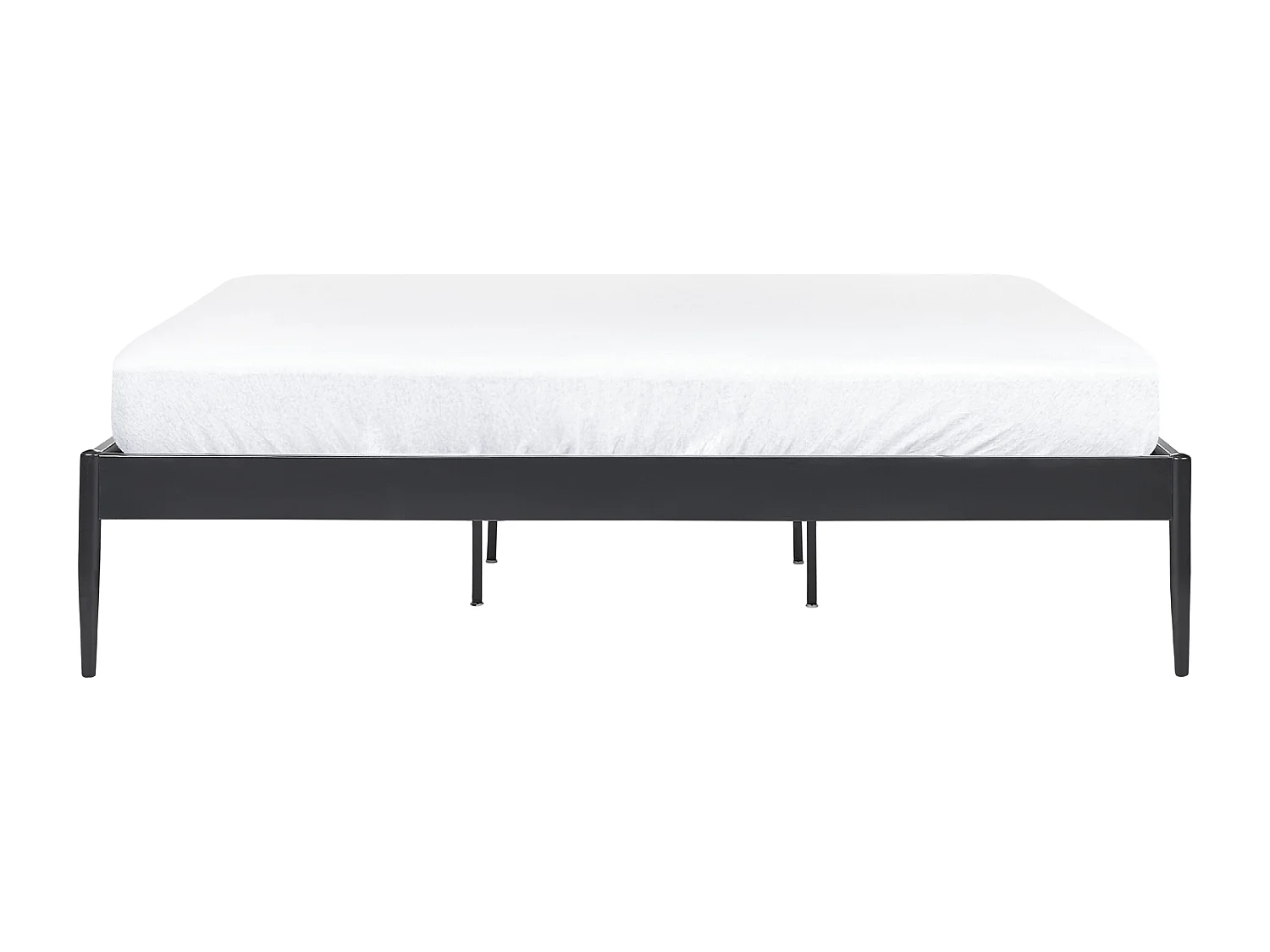 Lit avec sommier Métal VAURS 180 x 200 cm Noir