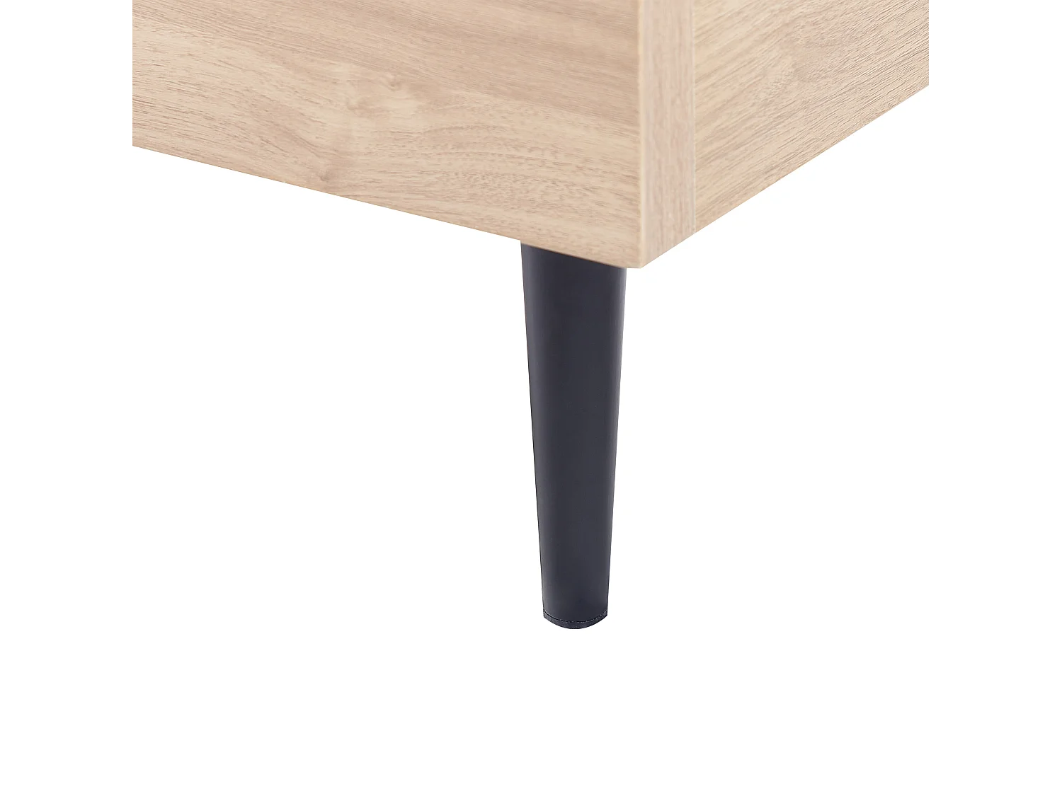 Lit avec sommier Tissu IZERNORE 140 x 200 cm Gris foncé