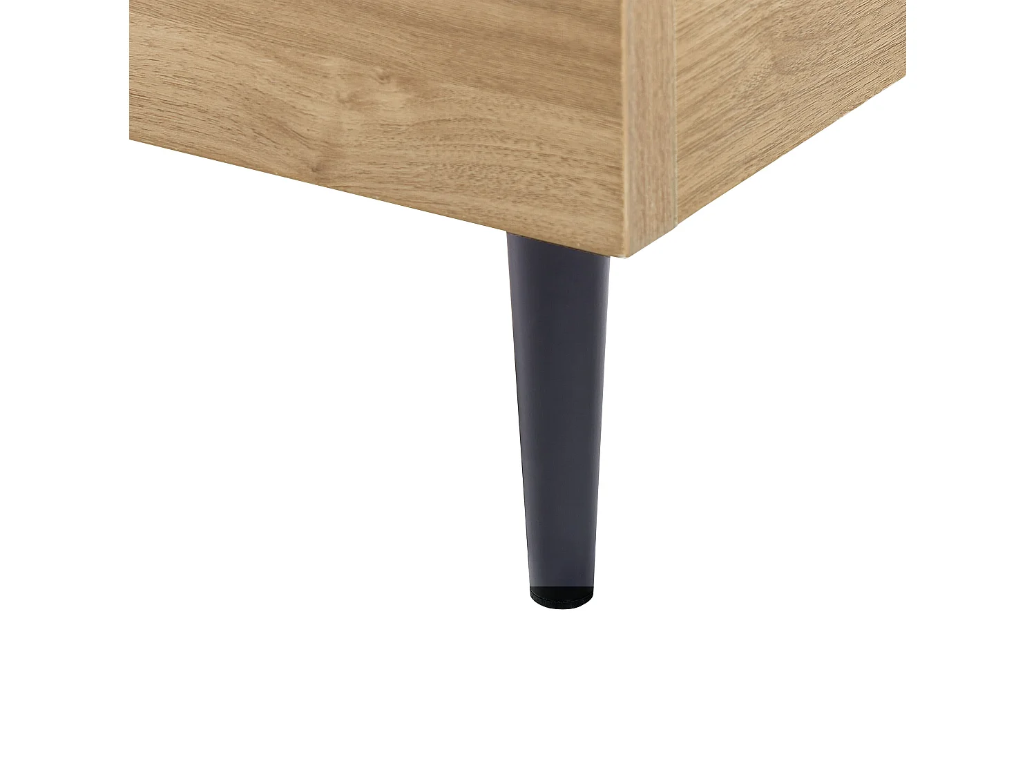 Lit avec sommier Cuir PU LIMANTON 140 x 200 cm Marron doré