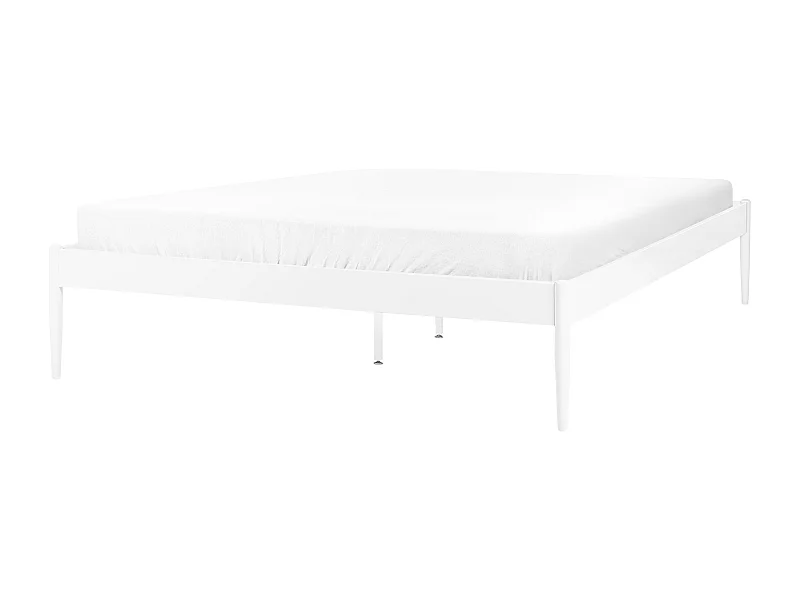 Letto Metallo VAURS 160 x 200 cm Bianco