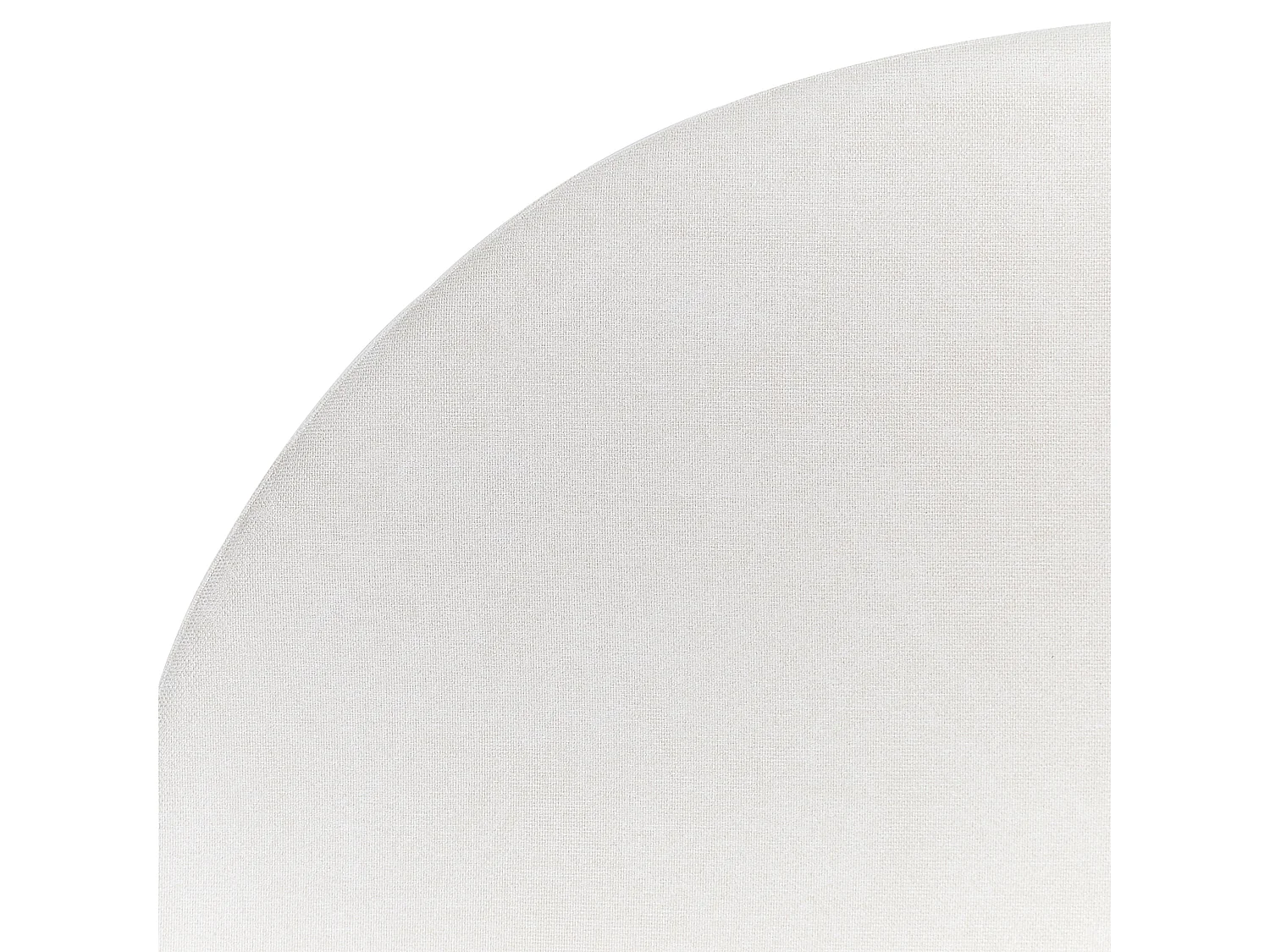 Lit avec sommier Tissu MILLAY 140 x 200 cm Blanc cassé