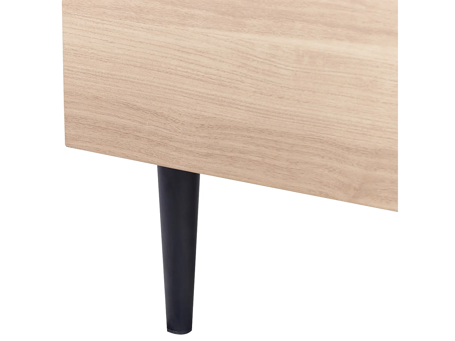 Bed Stof MILLAY 140 x 200 cm Gebroken wit