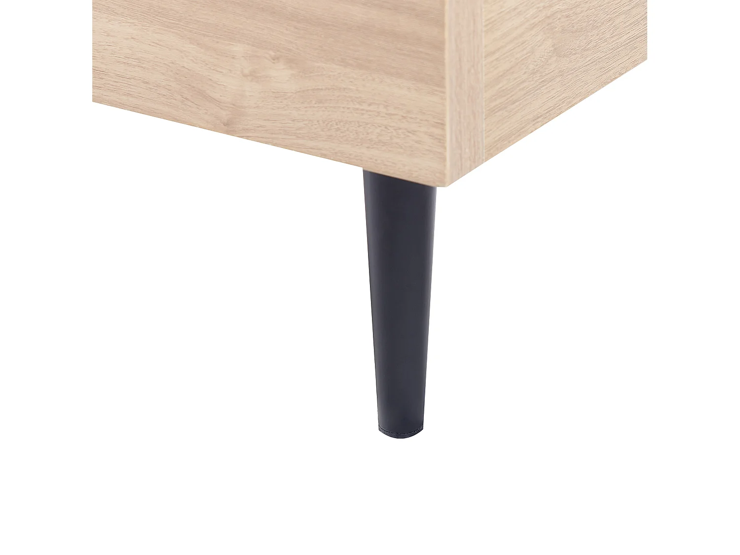 Lit avec sommier Tissu IZERNORE 160 x 200 cm Gris foncé