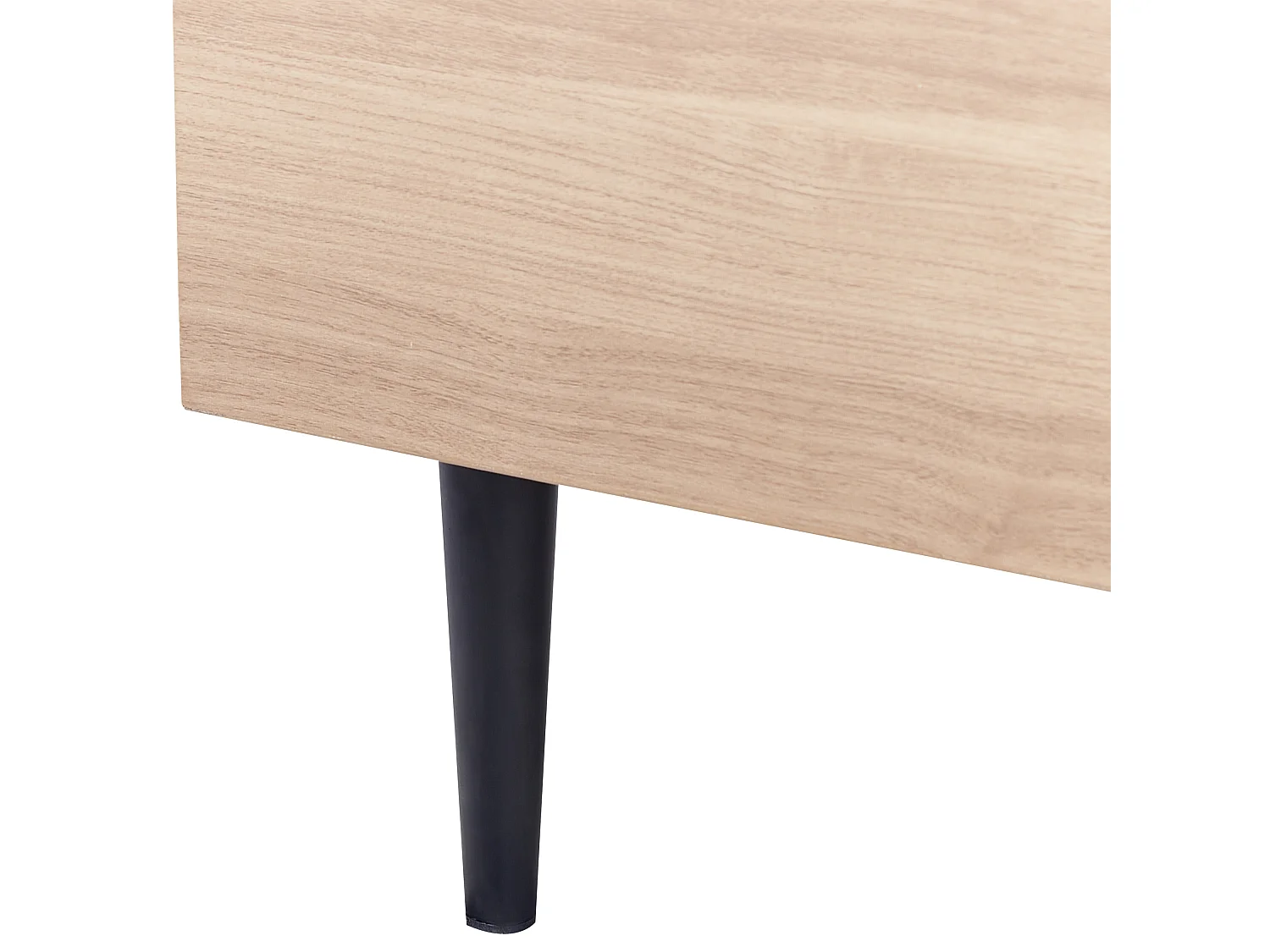 Lit avec sommier Tissu MILLAY 160 x 200 cm Blanc cassé