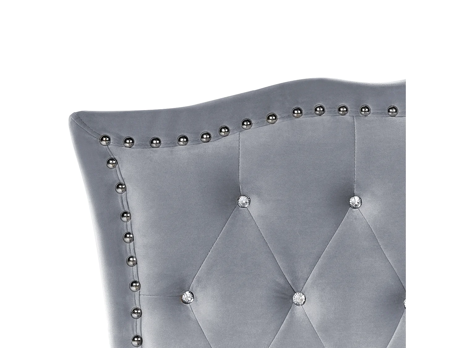 Bed met opbergruimte fluweel grijs 90 x 200 cm METZ