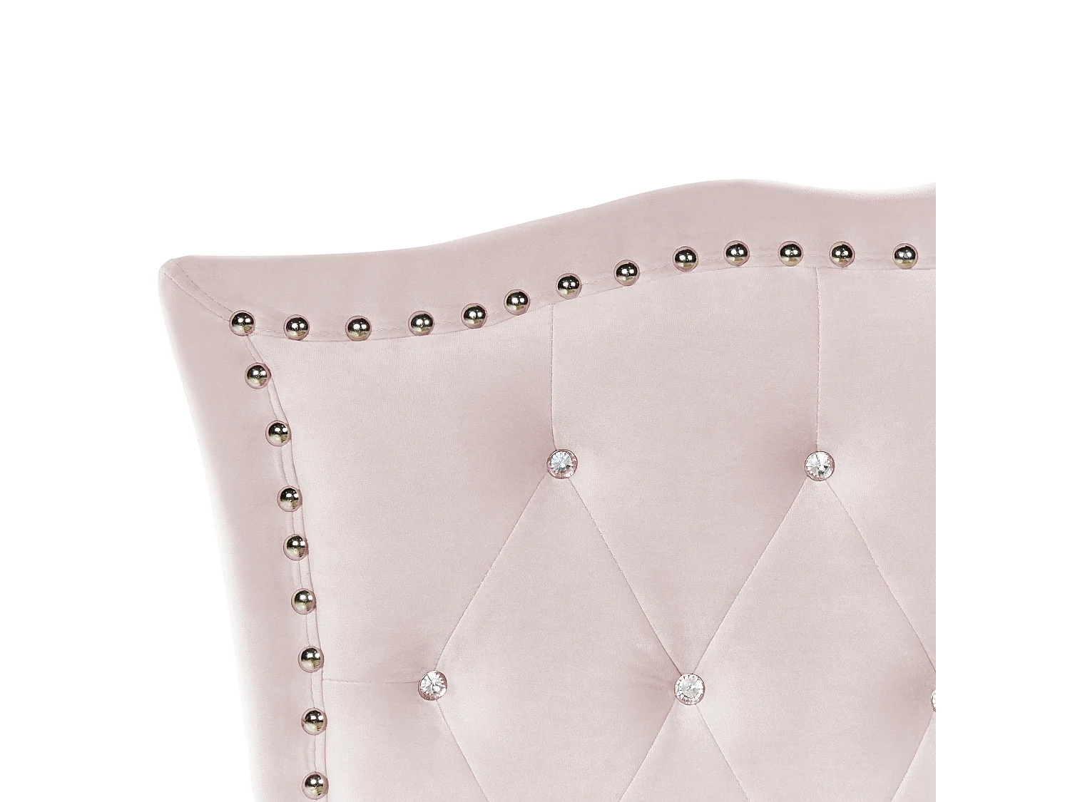 Bed met opbergruimte Fluweel METZ 90 x 200 cm Pastelroze