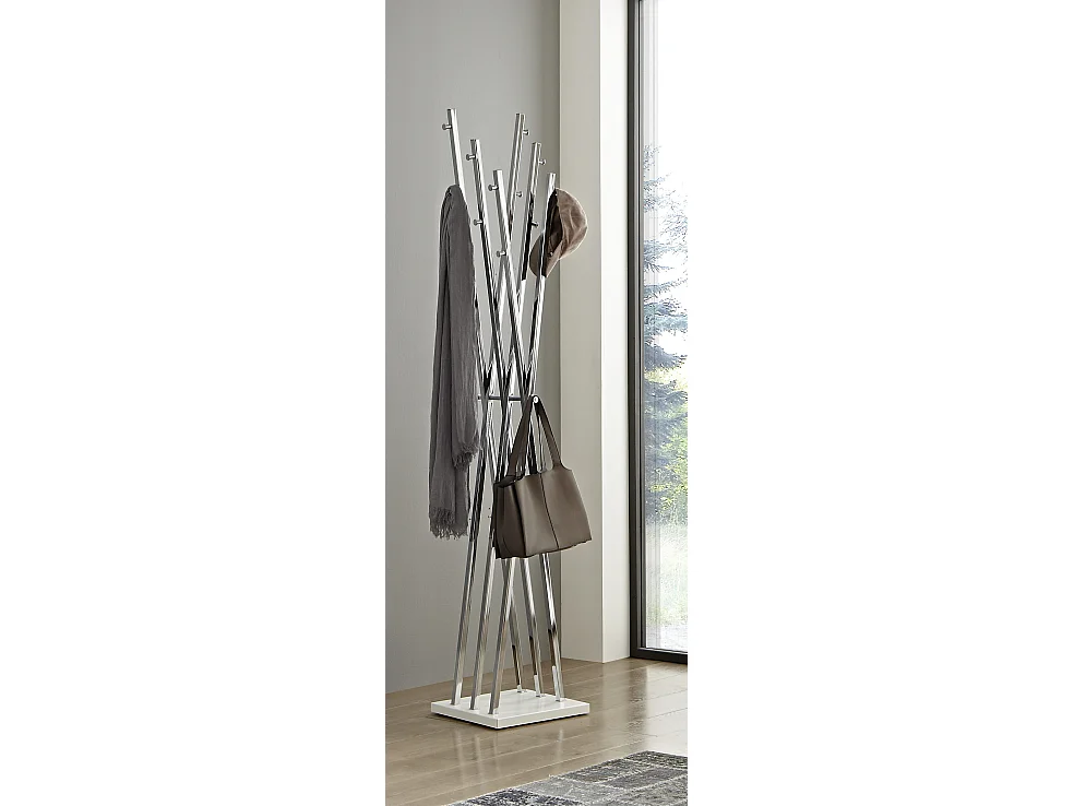 Porte-Manteaux Design "Sacha" 186cm Argent