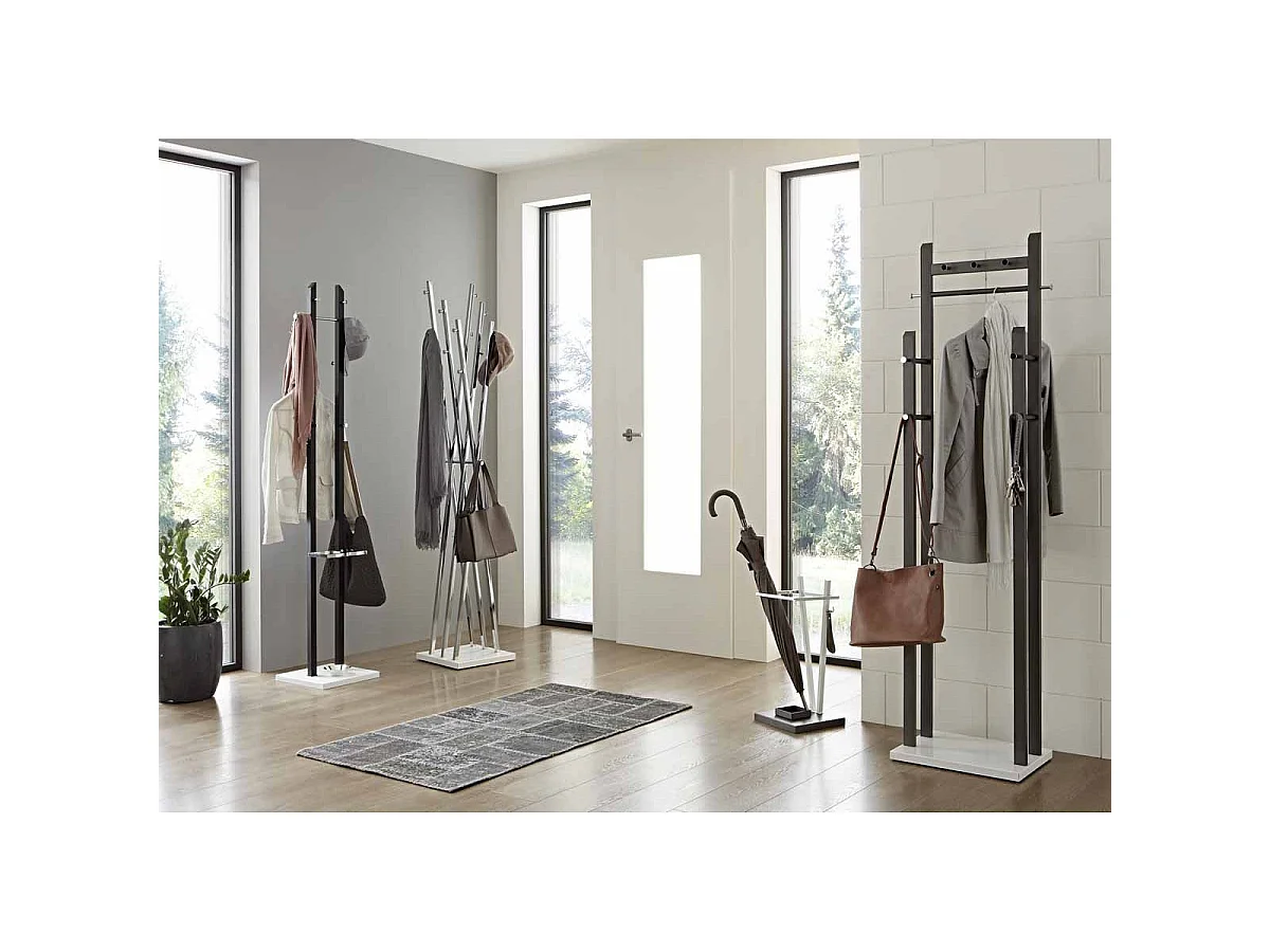 Porte-Manteau Design "Sacha" 186cm Argent