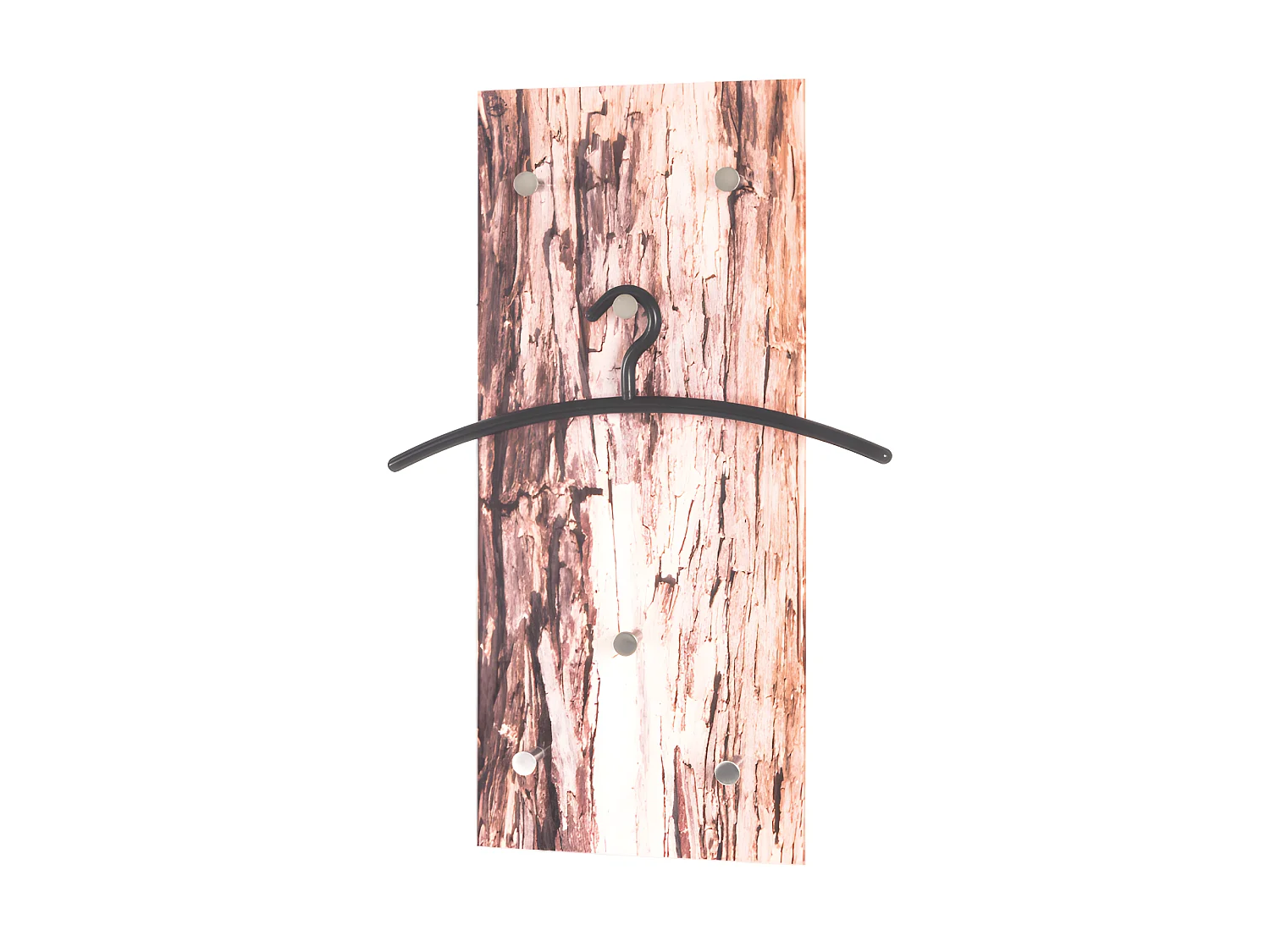 Perchero de pared de diseño de cristal templado Dozy bark