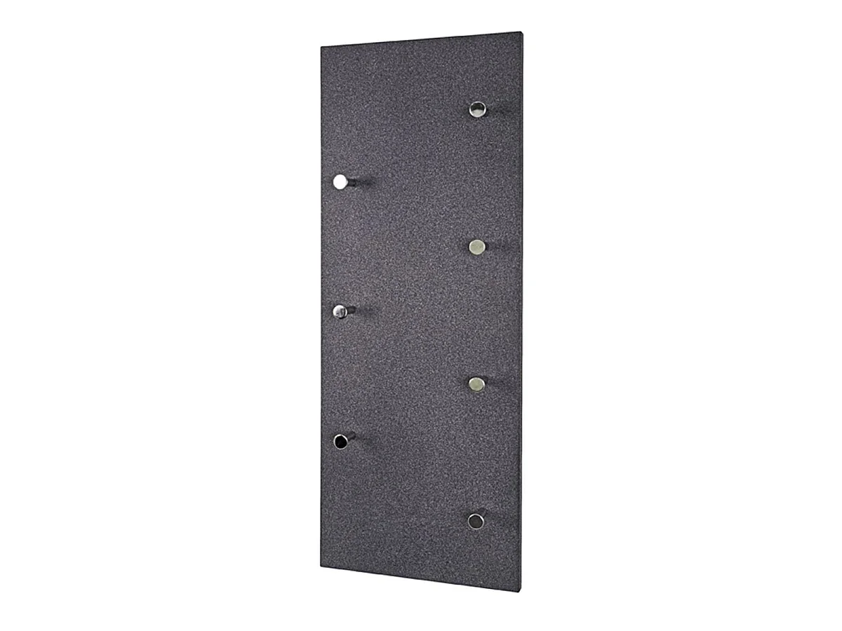 Gran perchero de pared de diseño con 7 pinzas de granito Antra