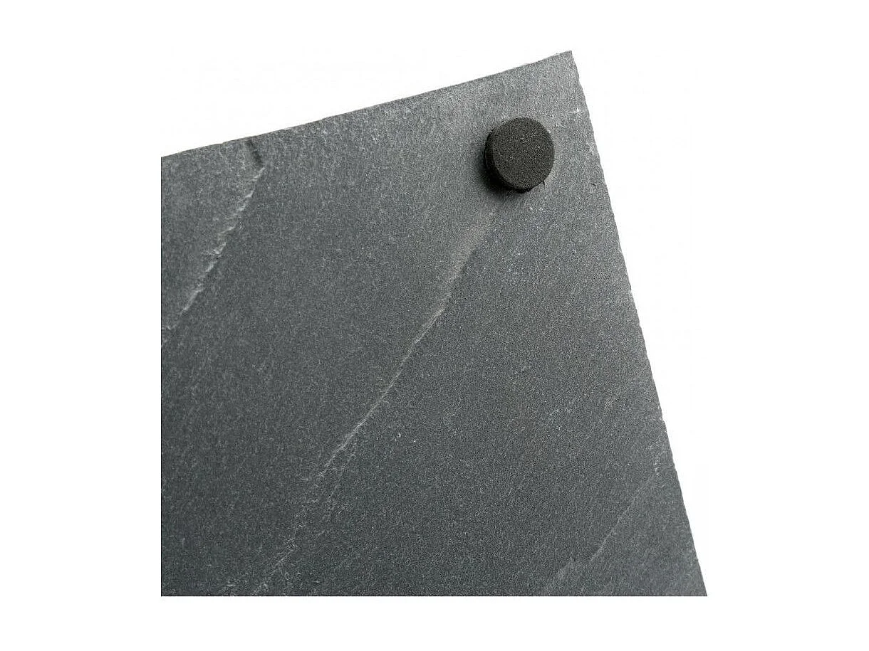 Lot de 6 Assiettes Longues "Ardoise" 30cm Gris