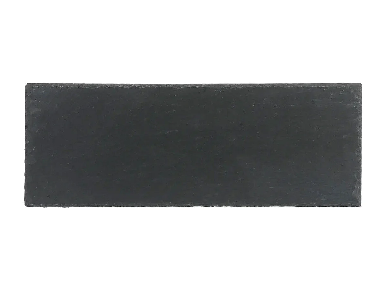 Lot de 6 Assiettes Longues "Ardoise" 30cm Gris