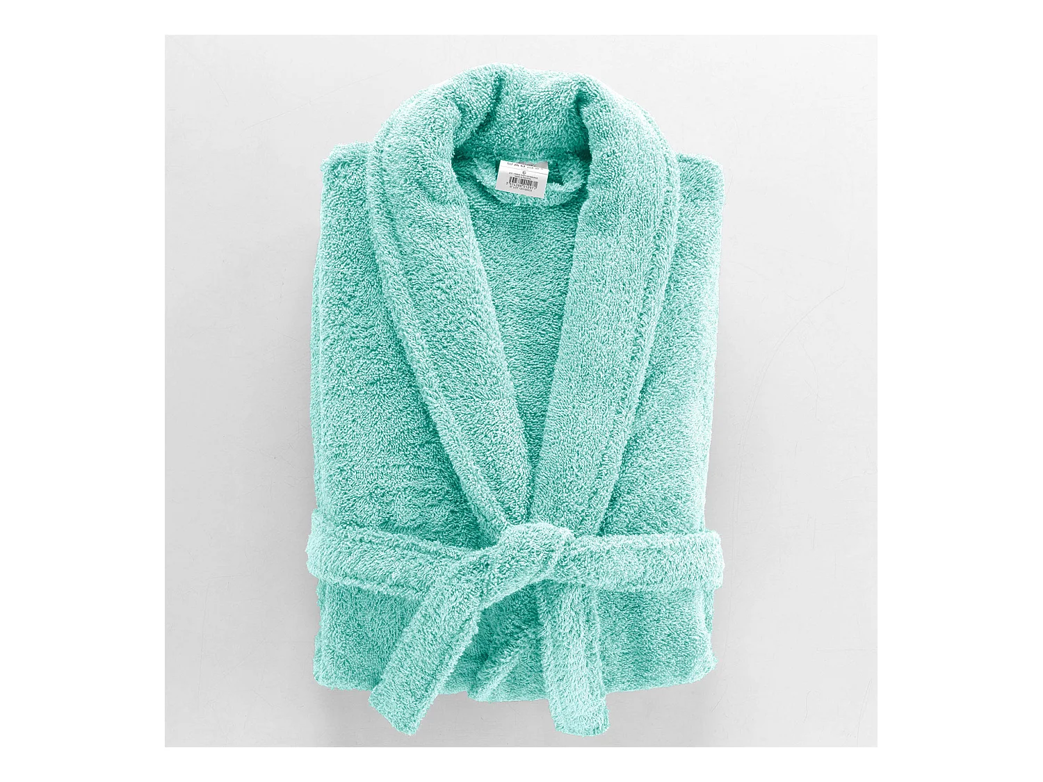 Peignoir Col Châle en Coton "Tendresse" Céladon