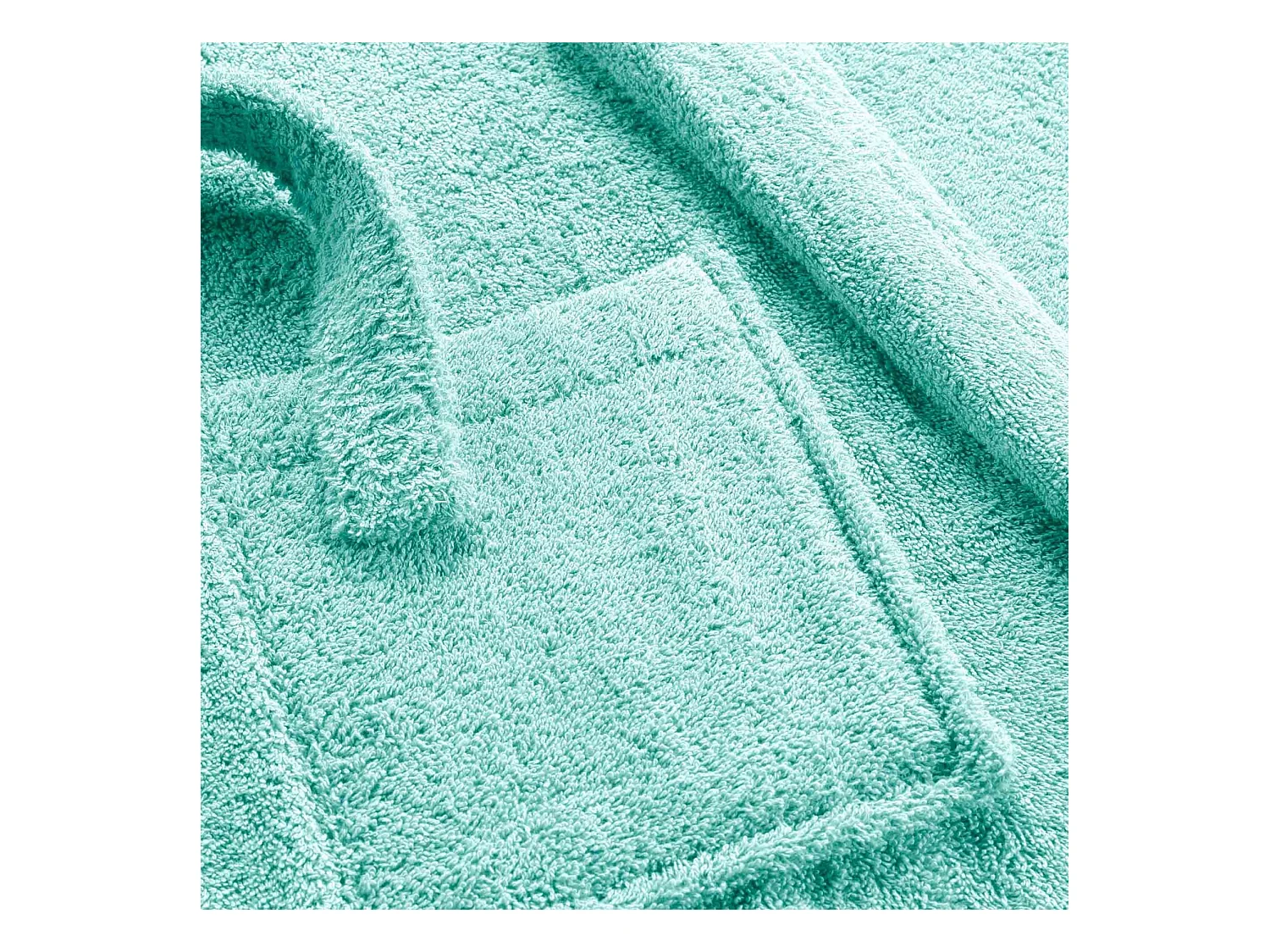 Peignoir Col Châle en Coton "Tendresse" Céladon