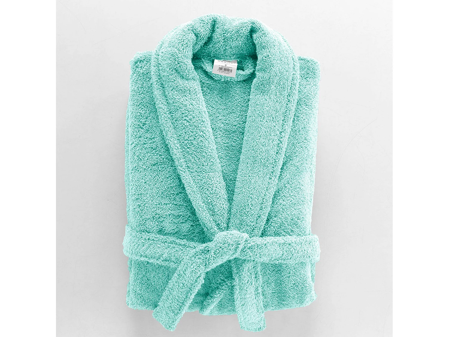 Peignoir Col Châle en Coton "Tendresse" Céladon