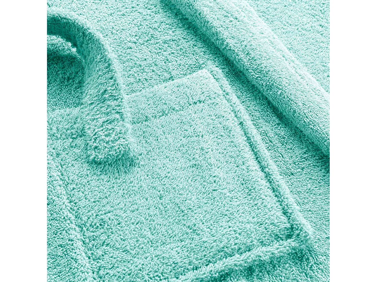 Peignoir Col Châle en Coton "Tendresse" Céladon